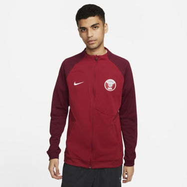 Bunda Nike Qatar Academy Pro Knit Football Jacket Červená | DH4749-647, 1