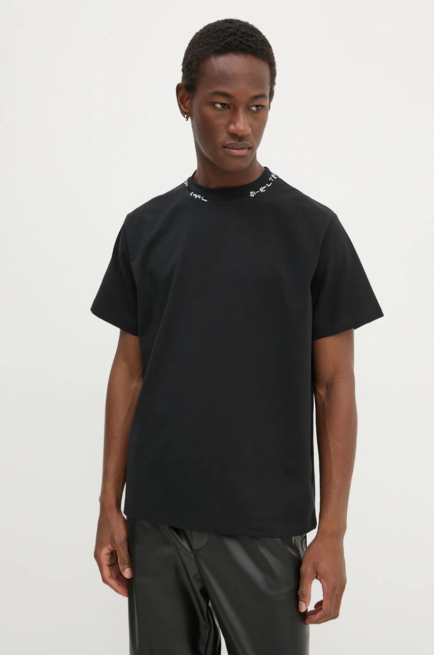 Tričko HELIOT EMIL Black T-Shirt Čierna | AW24.M.09.127.BLK01, 1
