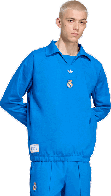 Mikina adidas Performance Real Madrid Terrace Icons Training Top Modrá | JX6789, 4