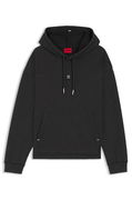 Relaxed-fit hoodie with stacked logo