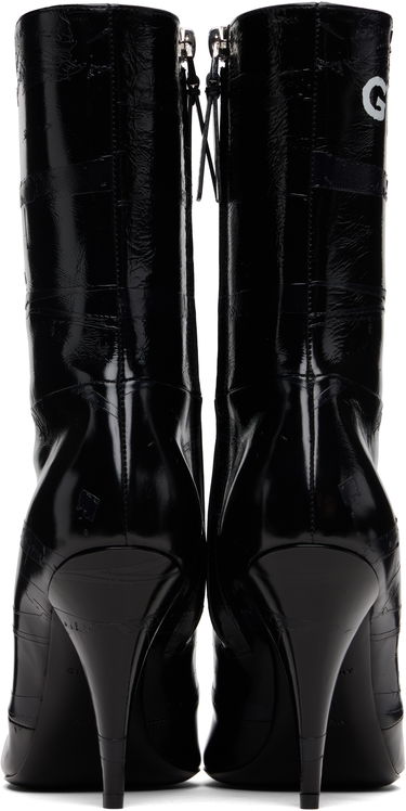 Tenisky a topánky Givenchy Givenchy Sliced Square 'GIVENCHY' Tape Boots Čierna | BE605FE2FQ001, 1