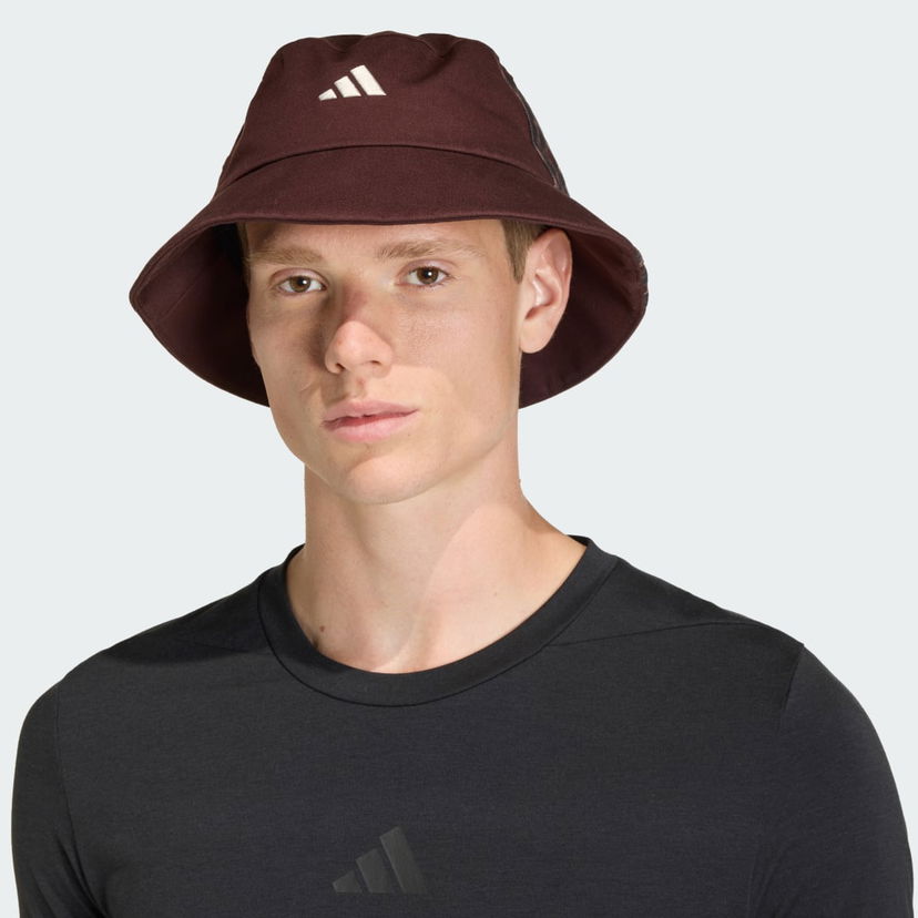 Klobúk adidas Performance SPORTSWEAR CLASSIC GRAPHIC Bucket Hat Vínová | KD2184