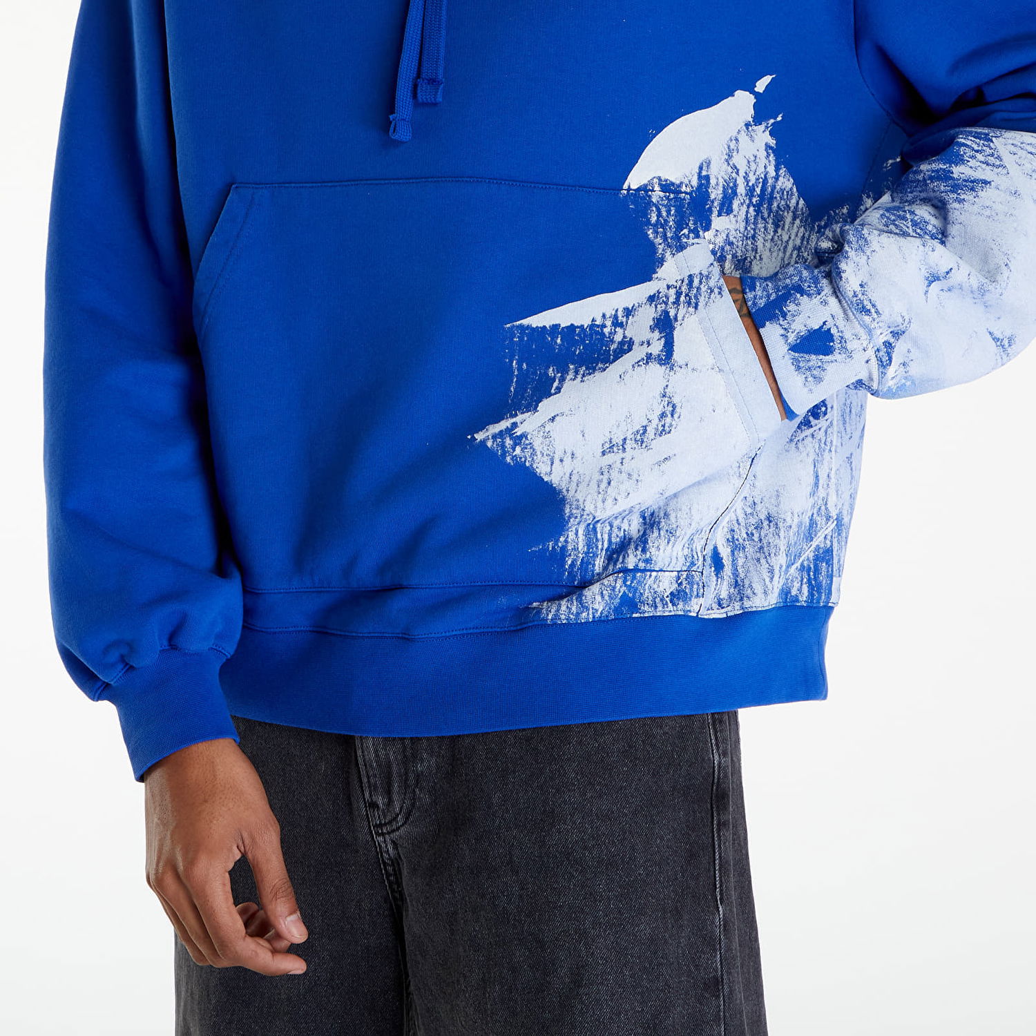 Mikina A-COLD-WALL* Brushstroke Hoodie Modrá | ACWMW183 Volt Blue, 1