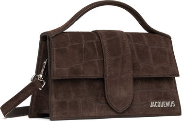 Kabelka Jacquemus Jacquemus 'The Large Bambino' Suede Shoulder Bag Hnedá | 25E213BA007-3243, 1