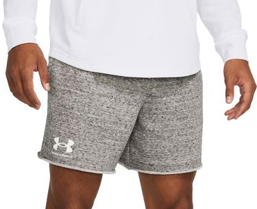 Šortky Under Armour Under Armour UA Rival Terry 6" Shorts Šedá | 1382427-112, 0