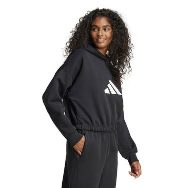 Mikina adidas Performance Cropped Hoodie Čierna | JE0136, 3