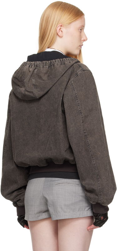 Bomber bunda OUR LEGACY Our Legacy Bank Denim Hooded Jacket Šedá | M2251BBC, 2