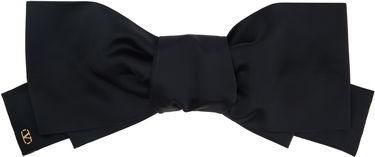 Spona Valentino Valentino Garavani VLogo Signature Satin Bow Hair Clip Čierna | 6W0HT00CEUF, 0