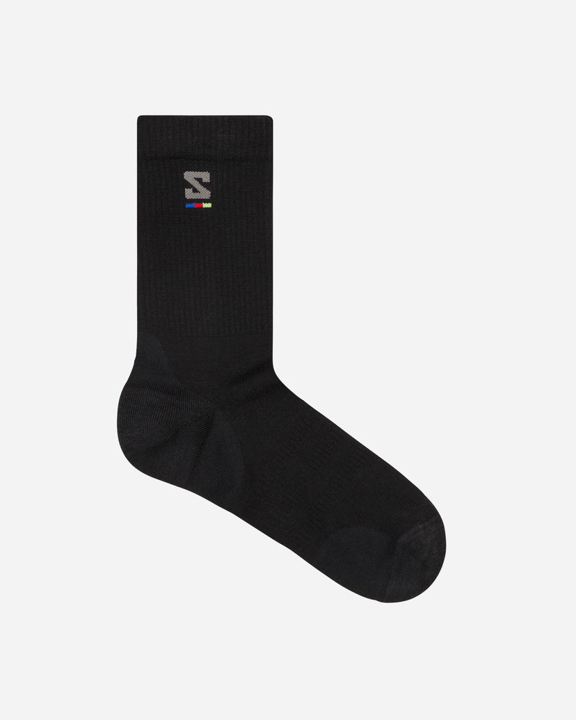 Spodná bielizeň a ponožky Salomon Sunday Smart Crew Socks Black Čierna | LC2163300