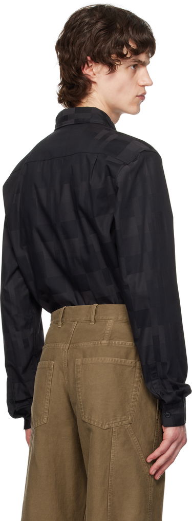Košeľa Fred Perry Fred Perry Checkerboard Shirt Čierna | M8713, 2