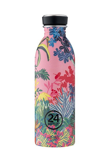 Fľaše 24Bottles Floral Water Bottle 0.5 l Rôznofarebný | Urban.050.PinkParadise, 0