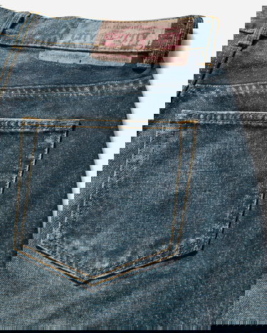 Džínsy BAPE Fake Print Star Denim Pants Modrá | 1L30150305 LIGHTINDI, 3