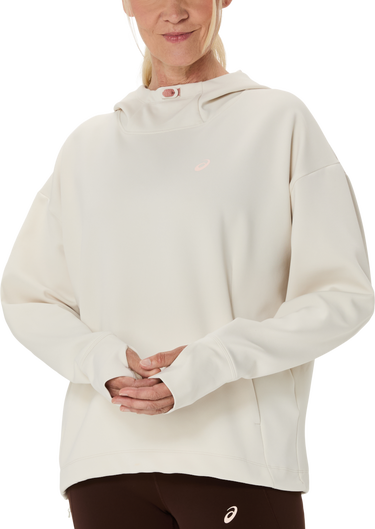 Mikina Asics Asics Nagino Run Adjustable Hoodie Biela | 2012d142-200, 0