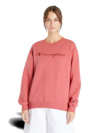 Mikina Champion Crewneck Sweatshirt Dark Pink Ružová | 116680 CHA RS050