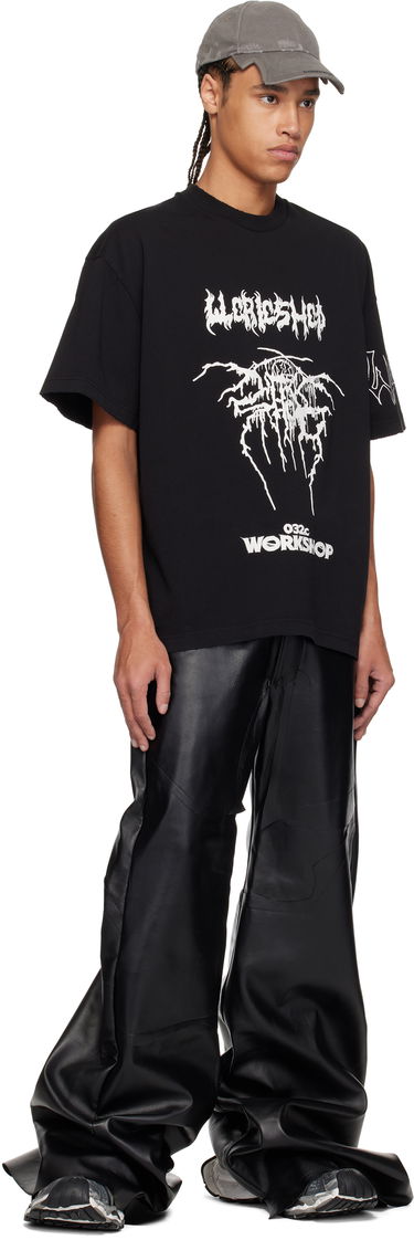 Tričko 032C 032c Workshop Armour Graphic T-Shirt Čierna | S25-URC-0113-050, 3