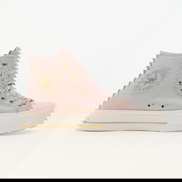 Tenisky a topánky Converse Chuck Taylor All Star Lift Platform Tailored Lines Flush Stone/ Egret/ Gold Ružová | A10431C, 2