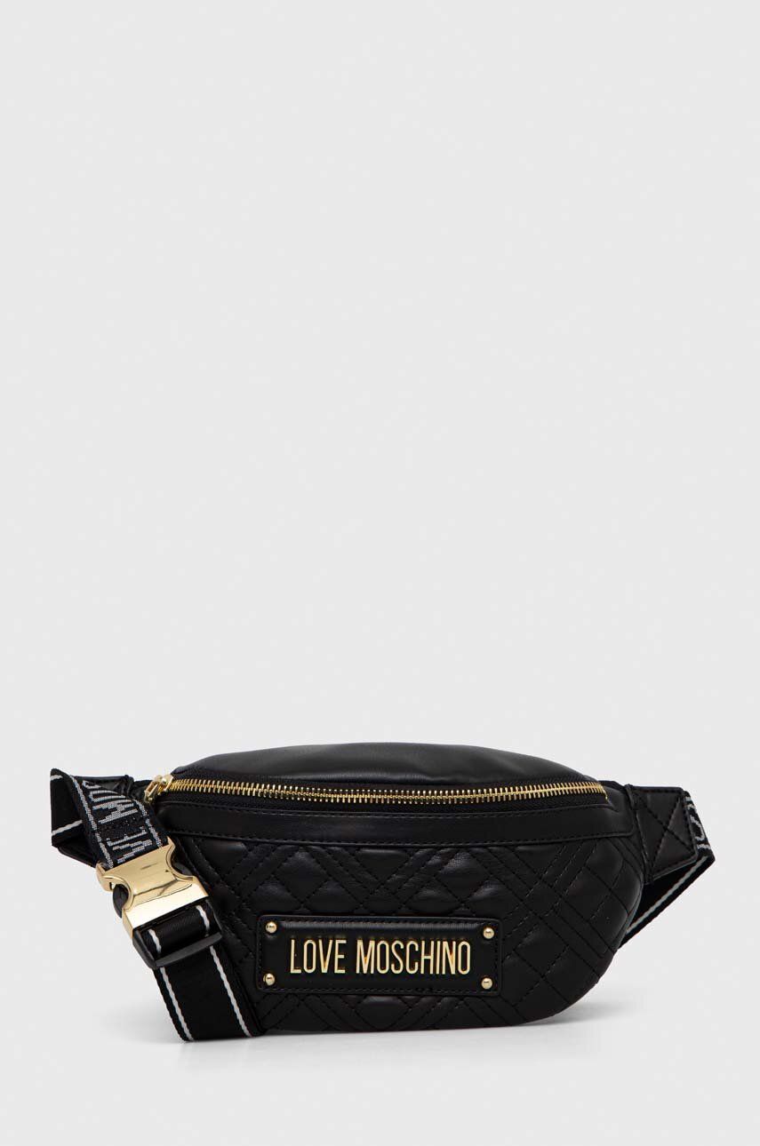 Ľadvinka Moschino Love Waist Bag Čierna | JC4003PP0GLA0000, 0