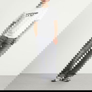 Tričko A.P.C. Madame A.P.C. T-Shirt Biela | COGYK-M26462-AAB, 4