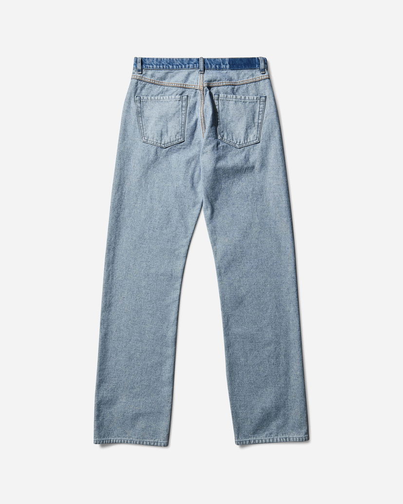 Džínsy Maison Margiela Straight-Leg Jeans Modrá | SH0LA0026 967