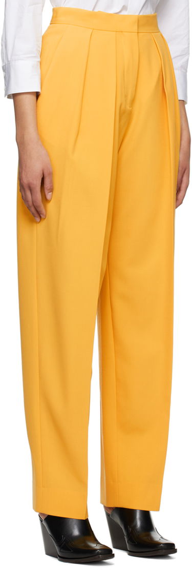 Nohavice Stella McCartney Stella McCartney Pleated Trousers Žltá | 6400643AU701, 1