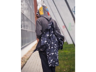 Bunda BAPE Gradation Camo Lace Up Jacket Čierna | 001LJF801011X-BLK, 7