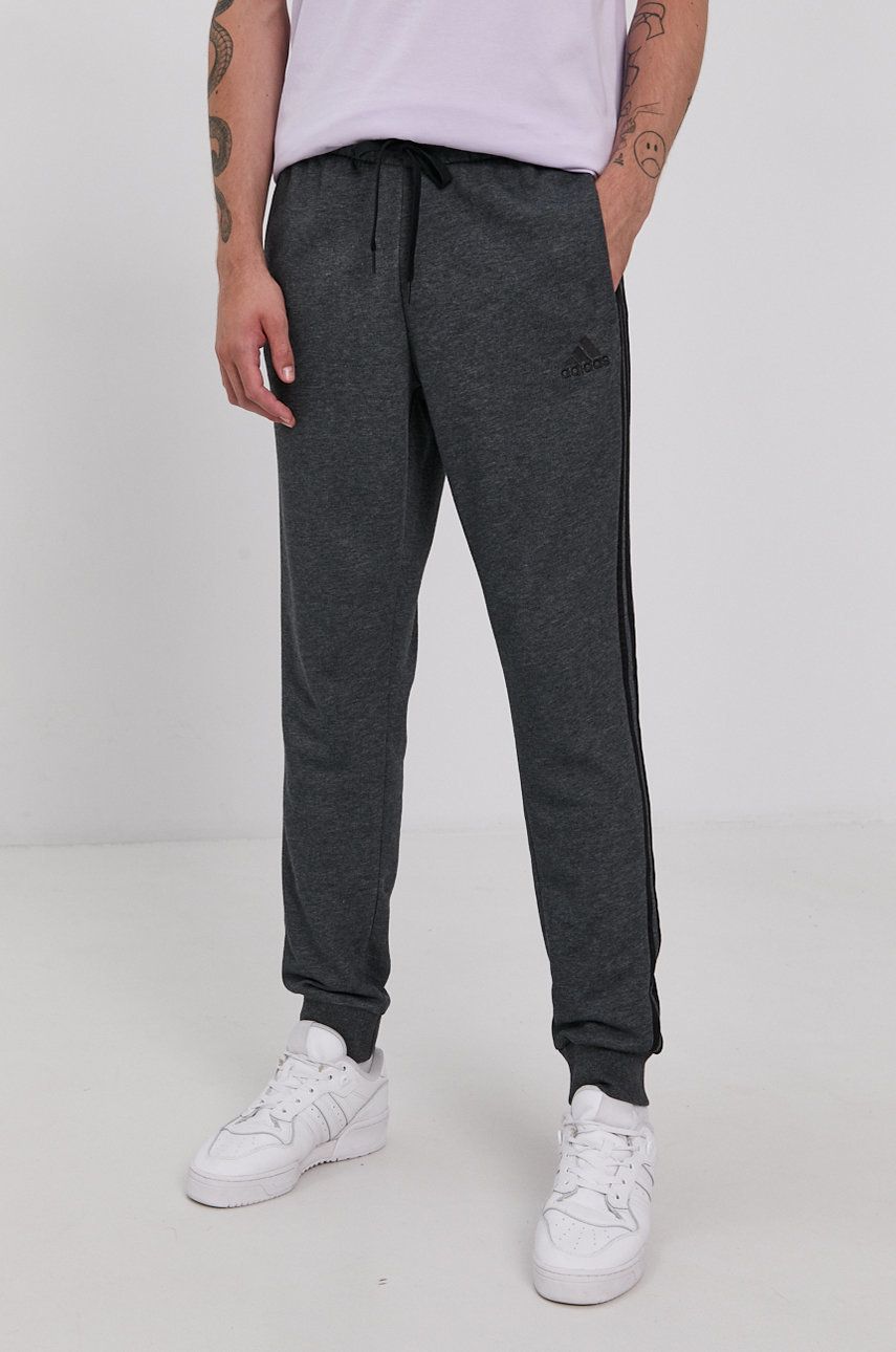 Tepláky adidas Performance 3 Stripes Essentials Šedá | H12256, 0
