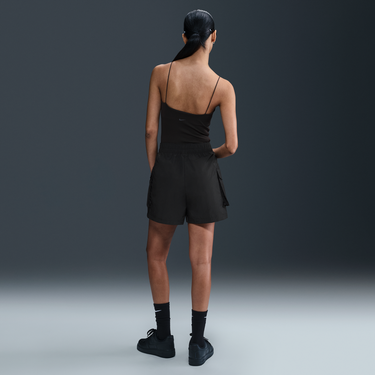 Šortky Nike Nike Sportswear Essential Woven High-Waisted Cargo Shorts Čierna | HM6982-010, 4