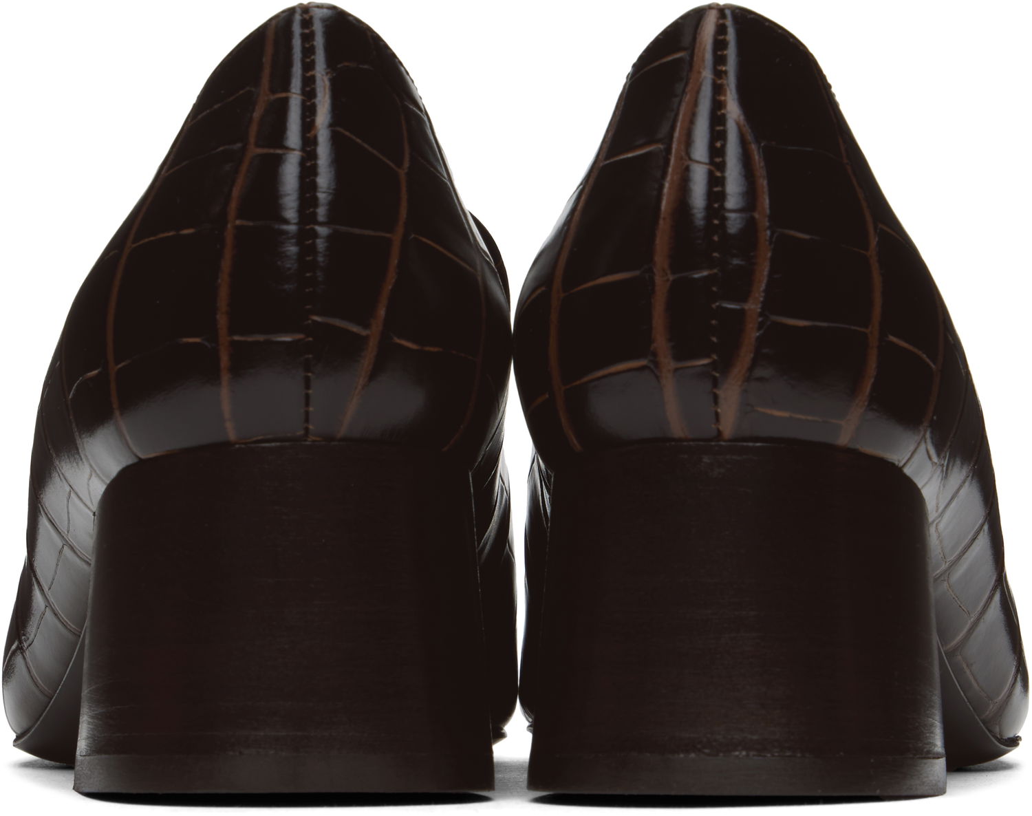 Tenisky a topánky TOTEME Block-Heel Loafers Hnedá | 241-WAS983-LE0023, 1