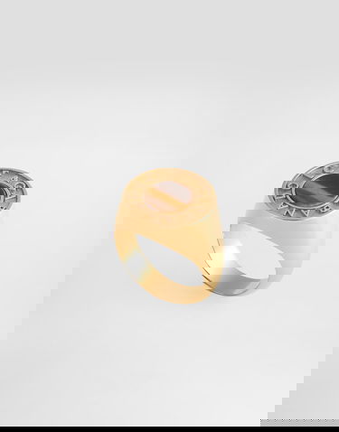 Prsteň Dolce & Gabbana Dolce & Gabbana Logo Ring with Tiger Eye Metalická | WRR5S1W1111ZOO00, 2