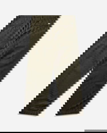 Nohavice C.P. Company Cotton Gabardine Double Pleated Loose Chino Pants Zelené | 20CMPA136A-110458G 683, 2