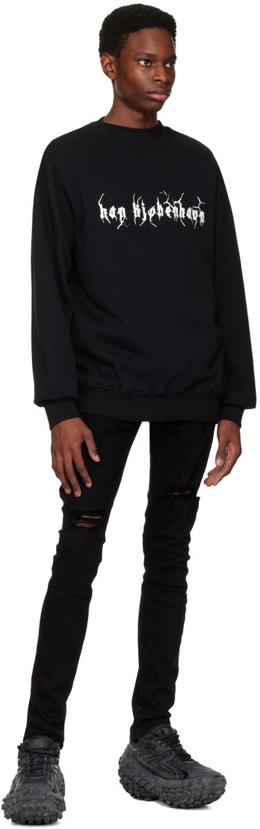 Mikina Han Kjøbenhavn Artwork Graphic Sweatshirt Čierna | M-132601, 3