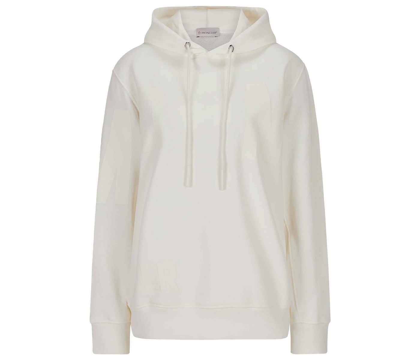 Mikina Moncler Logo Hoodie Biela | 8G00038 809LC, 0
