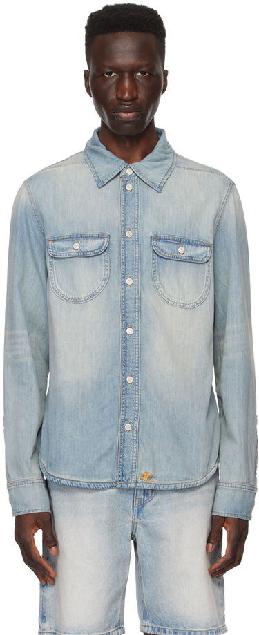 Košeľa Courrèges Denim Shirt Modrá | 124DCH015CO0102, 0