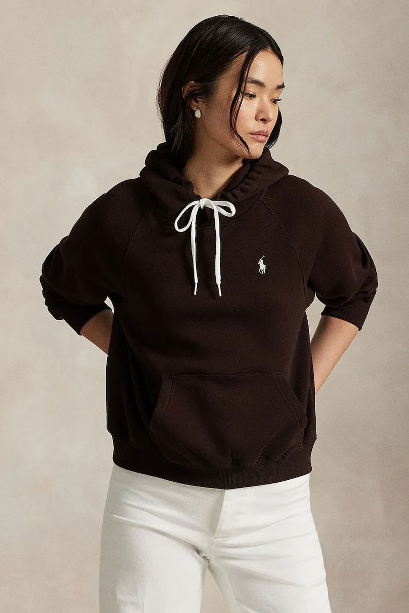 Mikina Polo by Ralph Lauren Smooth Hooded Sweatshirt Hnedá | 211971698