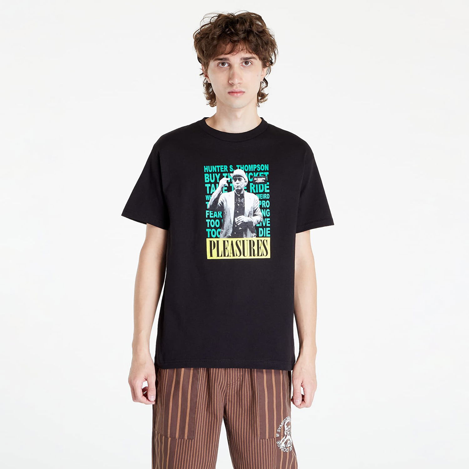 Tričko Pleasures No Smoking T-Shirt Čierna | P22W052 BLACK, 0