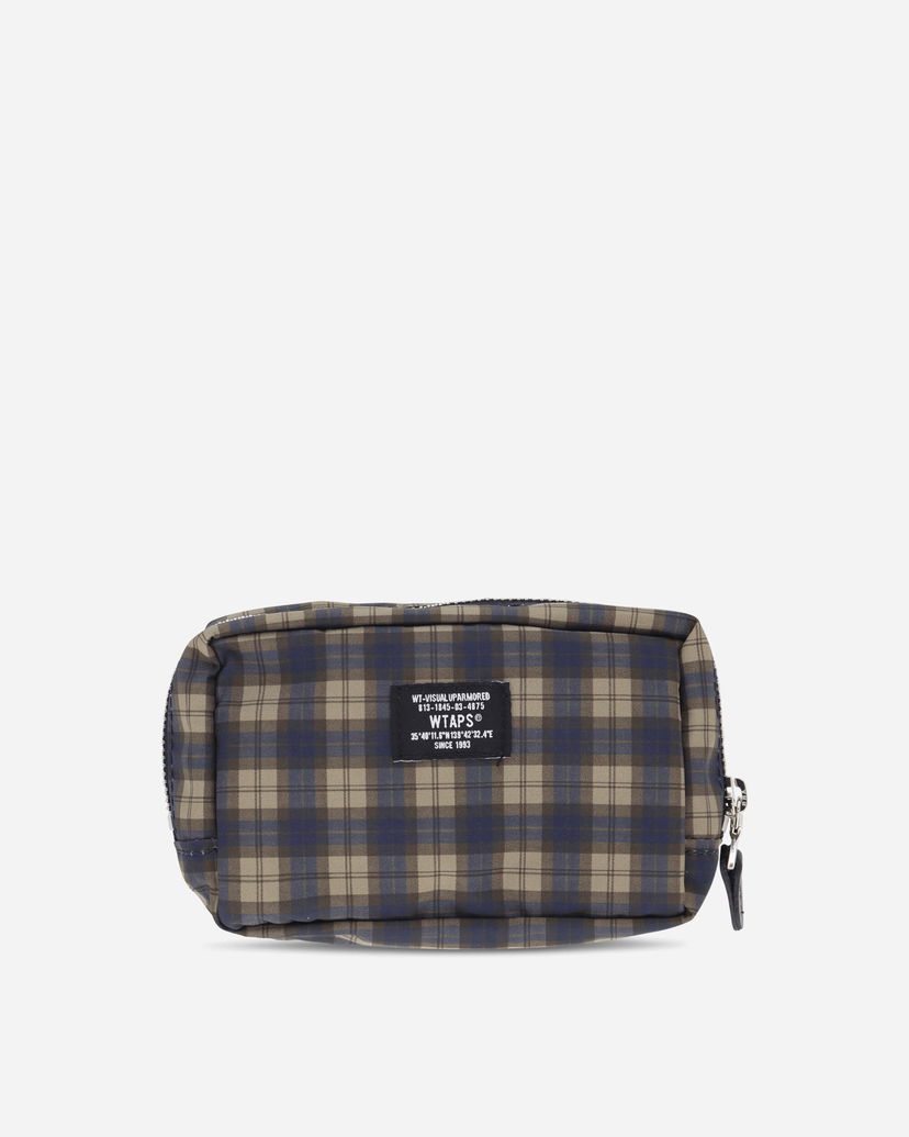 Batohy a tašky WTAPS Standard Supply Plaid Square Pouch Rôznofarebný | 252EG58D-CG03 BEIGE