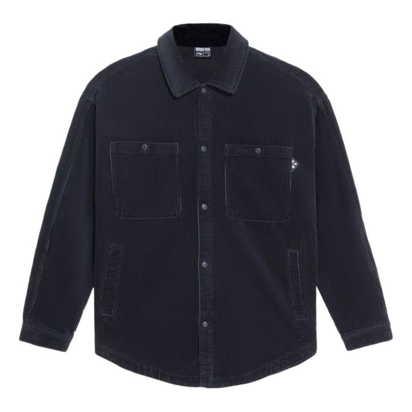 Košeľa Li-Ning BadFive Corduroy Loose Fit Jacket Čierna | AFDS069-2