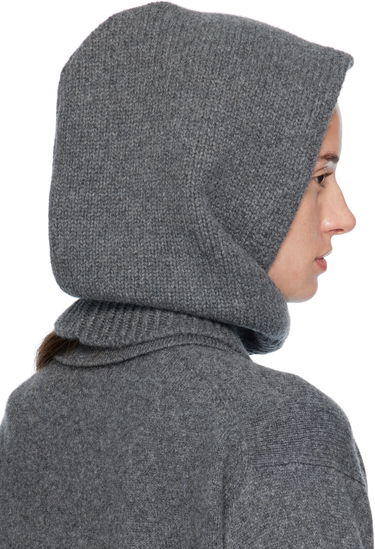 Šál &Daughter &Daughter Hand-Knitted Hooded Cowl Šedá | HKN03924, 2