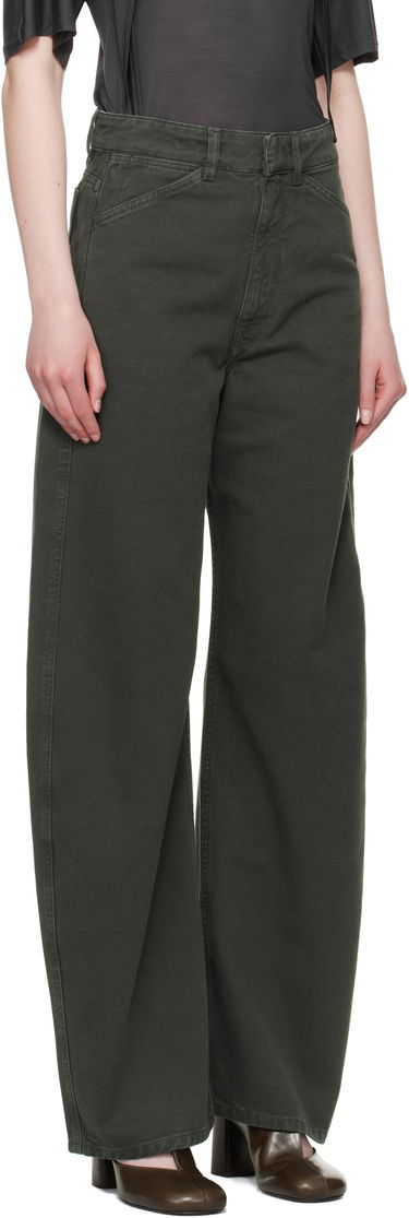 Džínsy LEMAIRE Lemaire High Waisted Curved Jeans Zelené | PA1052 LD1039, 1