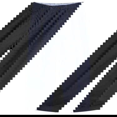 Nohavice BEAMS Beams Plus 2 Pleat Chino Trousers, Size Small Navy | 3823-0097-874-79, 0