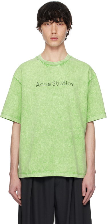 Tričko Acne Studios Acne Studios Relaxed Fit Logo T-Shirt Zelené | CL0321-, 0