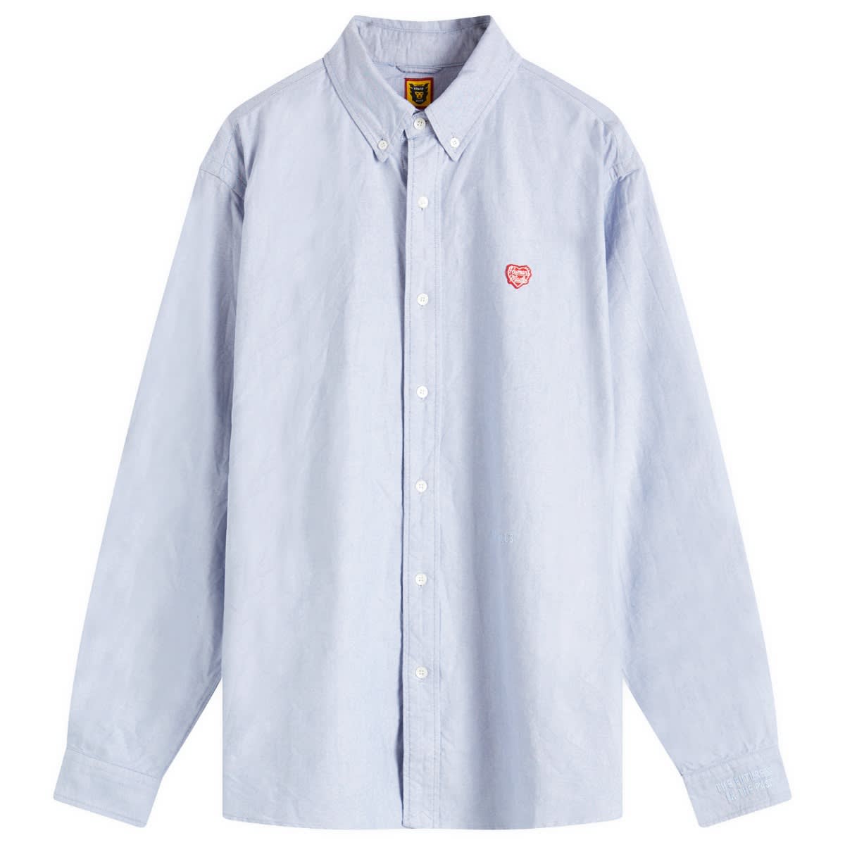 Košeľa Human Made Oxford Button-Down Shirt Modrá | HM28SH006-BL, 0