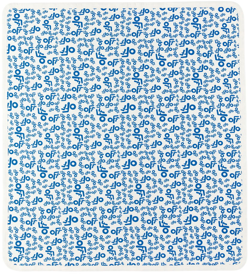 Doplnky Off-White Kids 'AOP' Blanket Modrá | OBXT001F22JER0010345