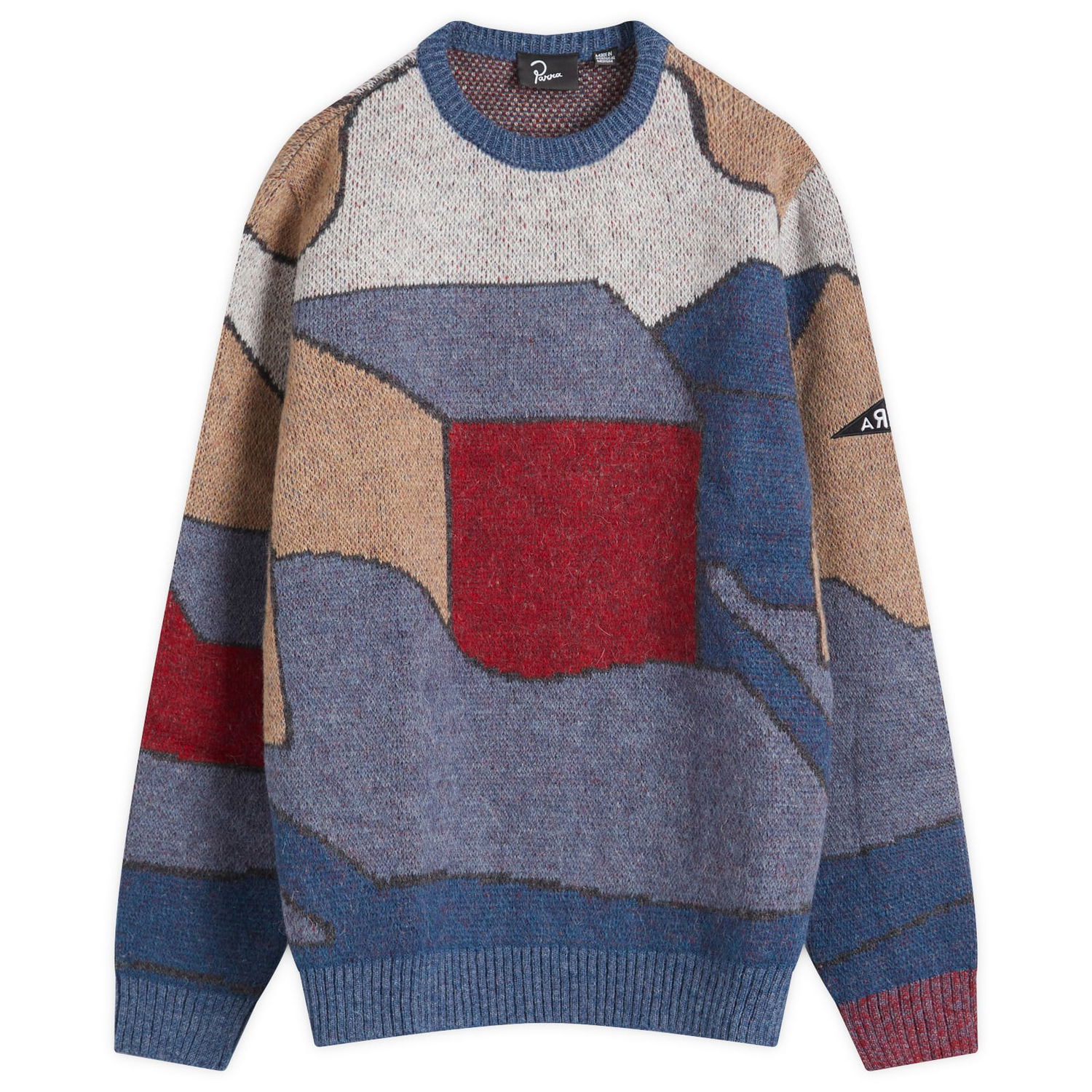 Sveter By Parra Your Street Knitted Pullover Blue Modrá | 52332, 0