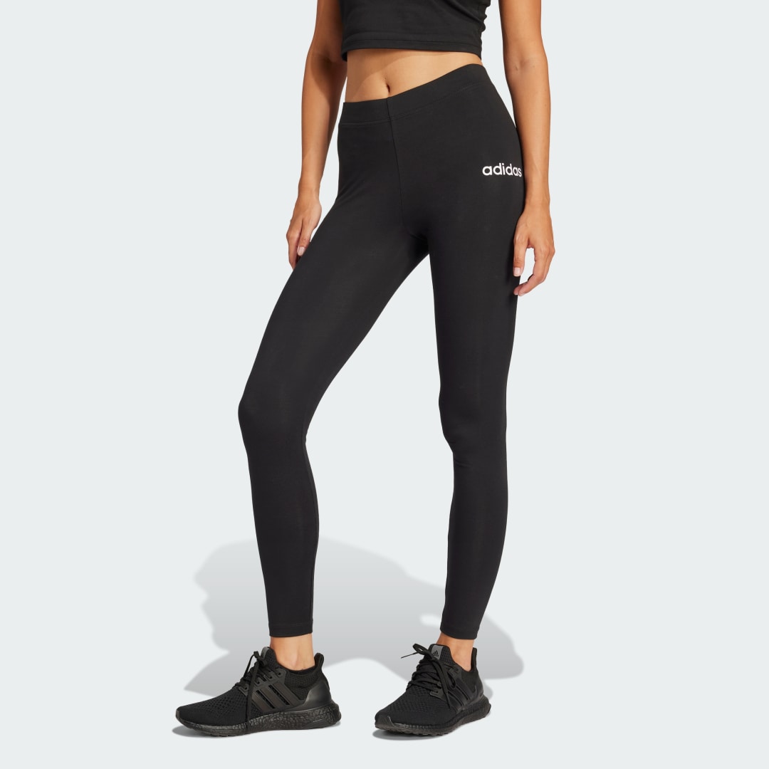 Legíny adidas Performance Cotton Leggings Čierna | JG8621, 0