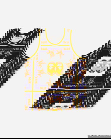Tielko BAPE Double Ape Head Basketball Jersey Čierna | 1H30109008 001, 1