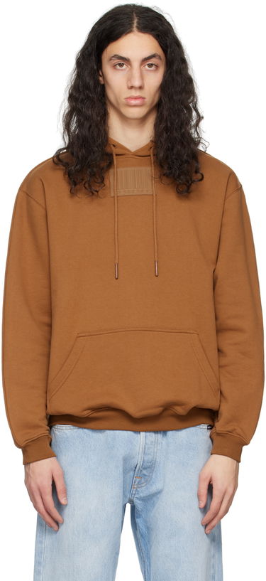 Mikina VETEMENTS Rubber Patch Hoodie Hnedá | VL16HD100X, 0