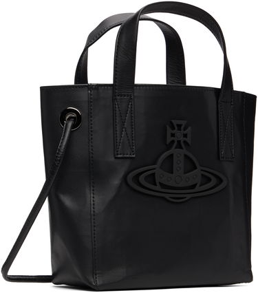 Tote bag Vivienne Westwood Vivienne Westwood Sarah Small Leather Tote Čierna | 4D030006U-L00AN-, 1