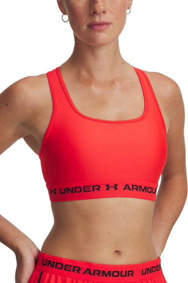 Podprsenka Under Armour Under Armour Crossback Mid Sports Bra Červená | 1361034-714, 0