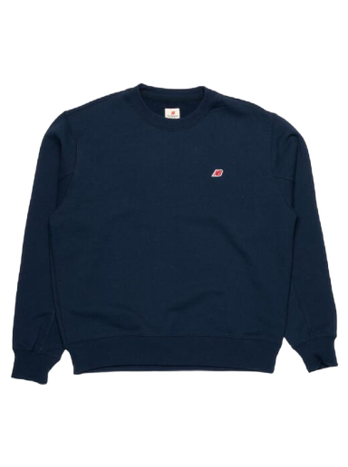 Mikina New Balance Made in USA Crew Sweatshirt Navy | MT21541_NGO